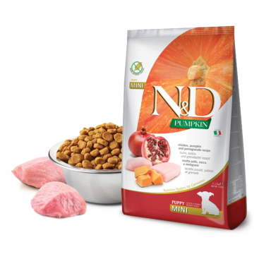 N&D PUMPKIN CHICKEN PUPPY MINI 800GR
