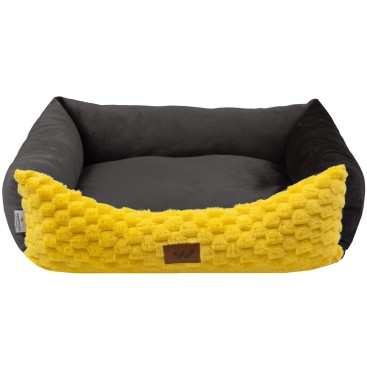 WOOF ΚΑΝΑΠΕΣ ΓΚΡΙ-ΚΙΤΡΙΝΟ Νο2 40x45x25cm