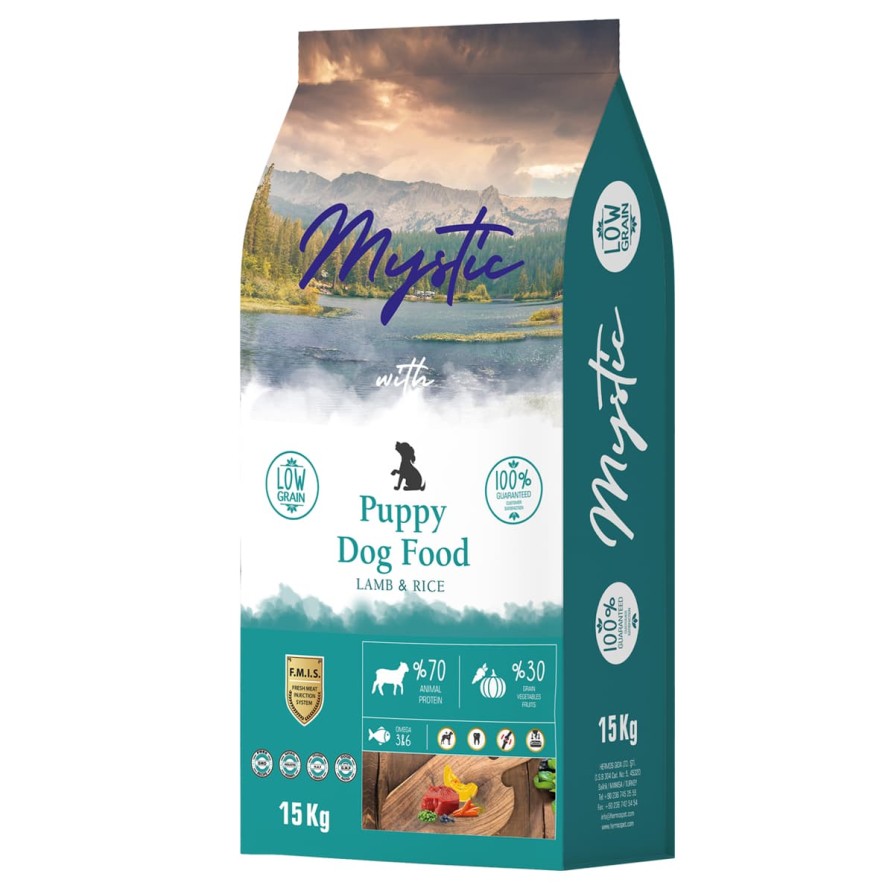 MYSTIC PUPPY FOOD LAMB&RICE 15kg MYSTIC