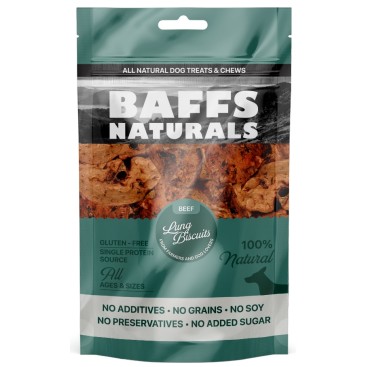 BAFFS BEEF LUNG BISCUITS 100gr