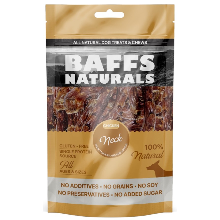 BAFFS CHICKEN NECK 100gr BAFFS NATURALS