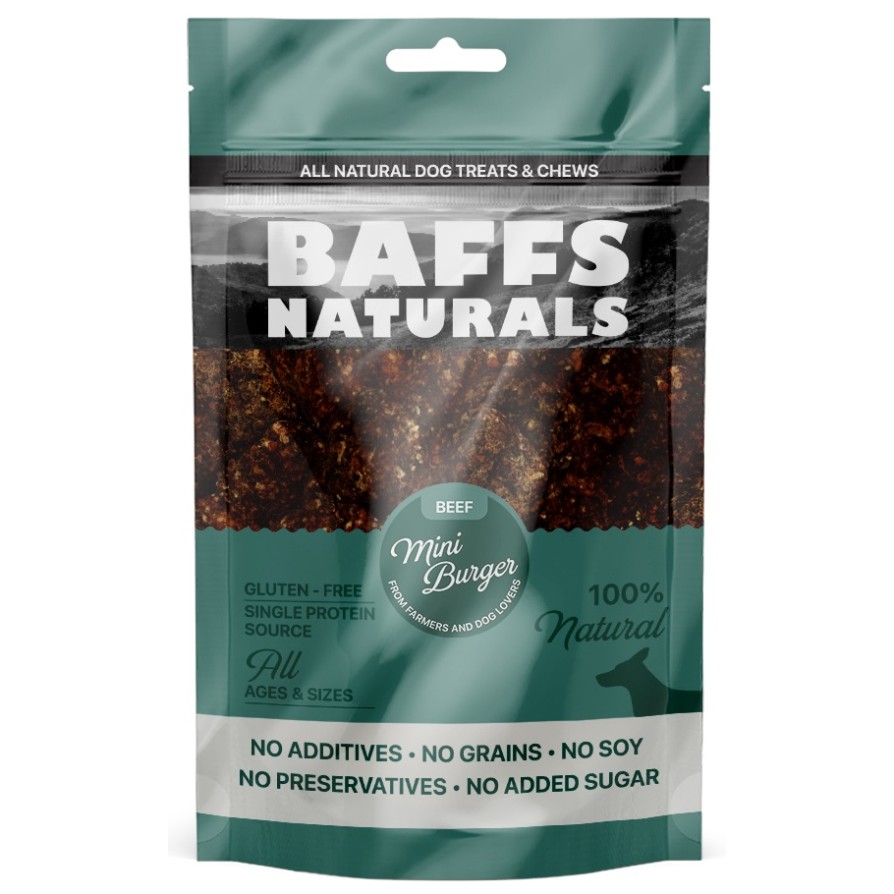 BAFFS BEEF MINI BURGER 100gr BAFFS NATURALS