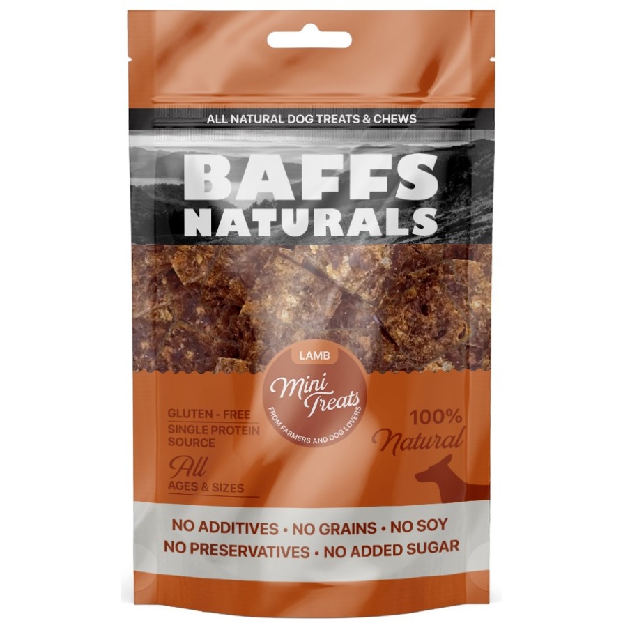 BAFFS LAMB MINI TREATS 100gr BAFFS NATURALS