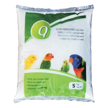 ΑΜΜΟΣ ΠΤΗΝΩΝ Q με Γλυκάνισο & Όστρακα 5KG