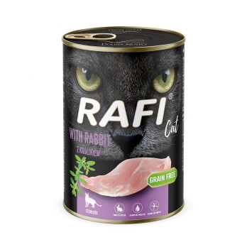 RAFI CAT ADULT ΠΑΤΕ STERILISED ΚΟΥΝΕΛΙ (400gr)