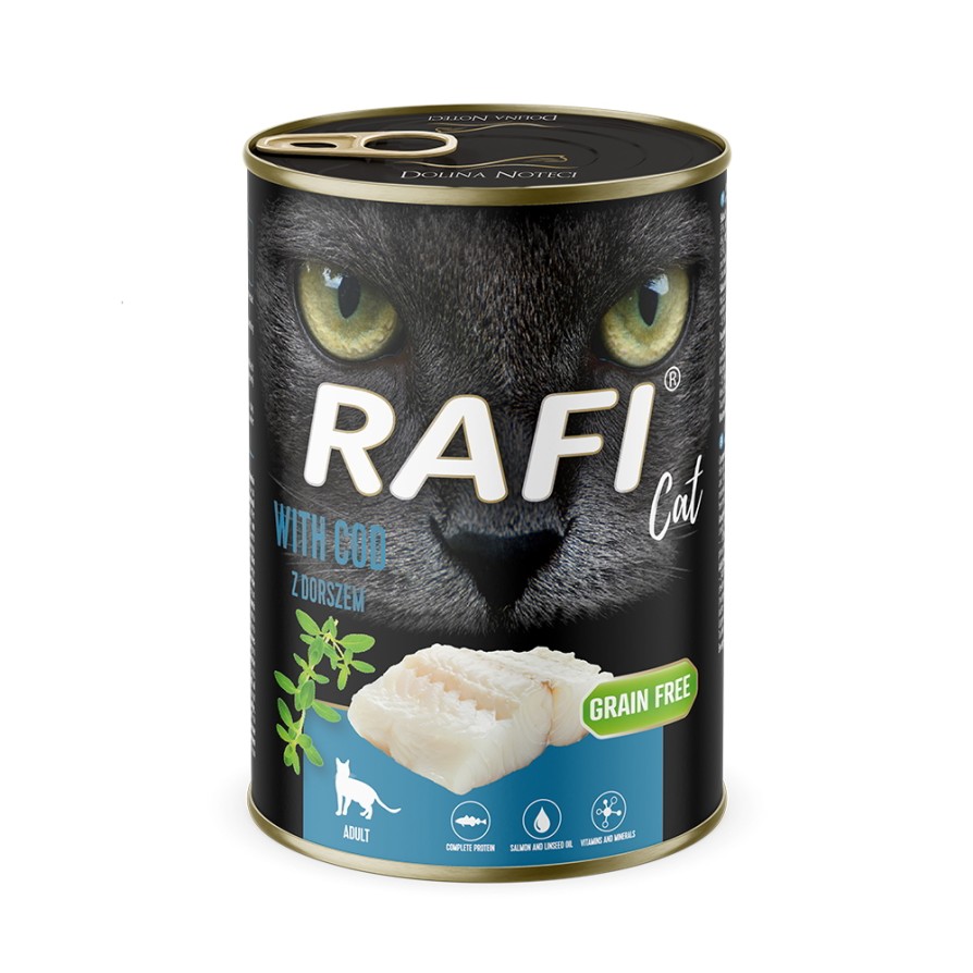RAFI CAT ADULT ΠΑΤΕ ΜΠΑΚΑΛΙΑΡΟΣ 400gr RAFI