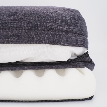 GLEE ΚΡΕΒΑΤΙ OSLO ΣΚΟΥΡΟ ΓΚΡΙ M 78.5x63x20cm