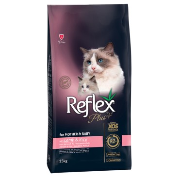 REFLEX PLUS MOTHER AND BABY CAT Αρνί & Ρύζι 1,5KG