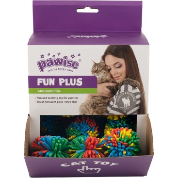 PW Παιχνίδι Γάτας Fun Box Rainbow Ball