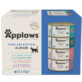 APPLAWS ΚΟΝΣ. CAT ΨΑΡΙ SELECT 12x70gr