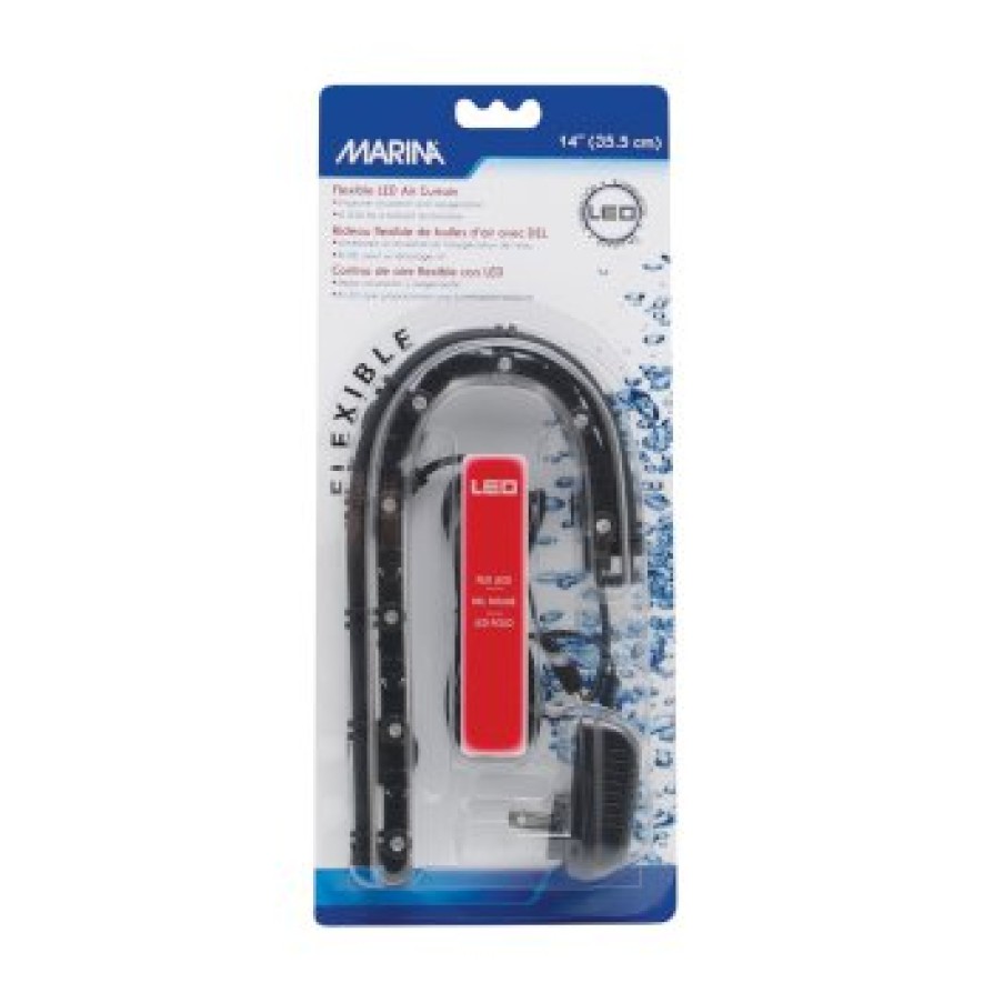 Marina Flexible Red LED air curtain 36cm ΜΑRINA