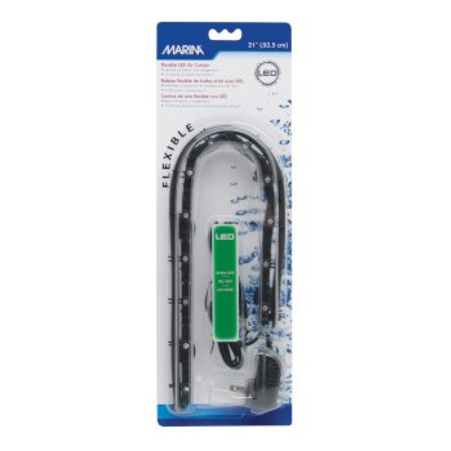 MARINA FLEXIBLE AIR CURTAIN GREEN LED 21'' 53,5CM ΜΑRINA