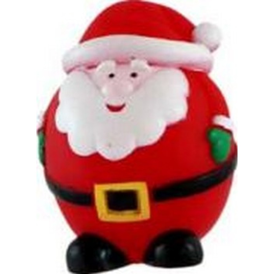 VINYL TOY FOR DOG SANTA 8,5X6,5,6,5CM