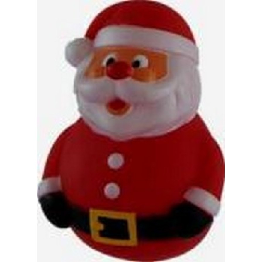 VINYL TOY FOR DOG HALF SANTA 11,5X7,5CM