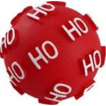 VINYL TOY FOR DOG HO HO HO BALL Ø9