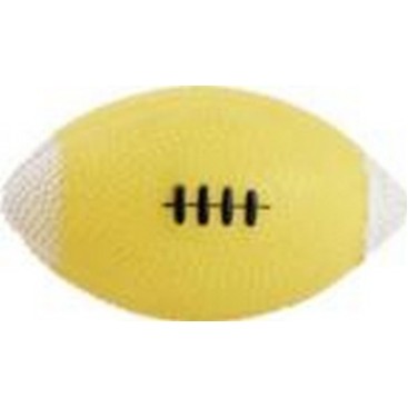 VINYL TOY FOR DOG YELLOW RUGBY BALL 10X5,5CM