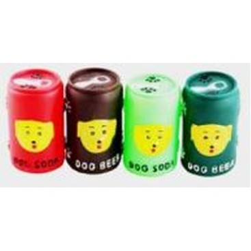 VINYL TOY FOR DOG SODA CAN 11X6,7CM