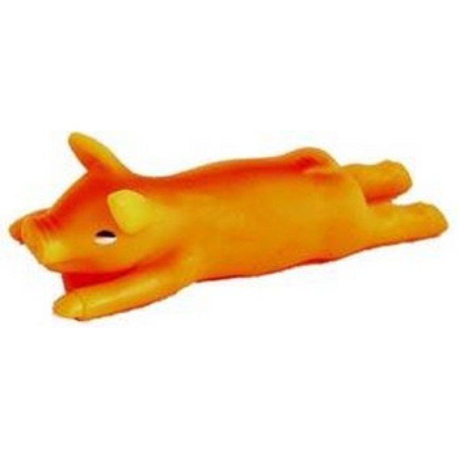 VINYL TOY FOR DOG LYING PORK 25X8,5X6,1CM