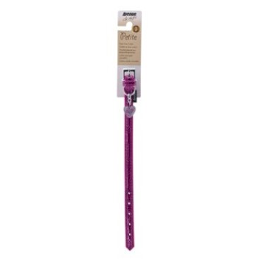 AV FAUX CROCCOLLAR 20-25CM PURPLE (MT)