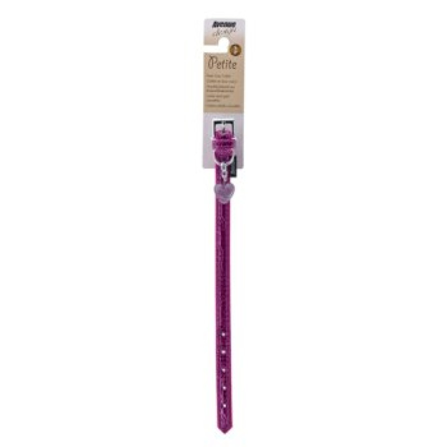 AV FAUX CROCCOLLAR 20-25CM PURPLE (MT) ΠΕΡΙΛΑΙΜΙΑ