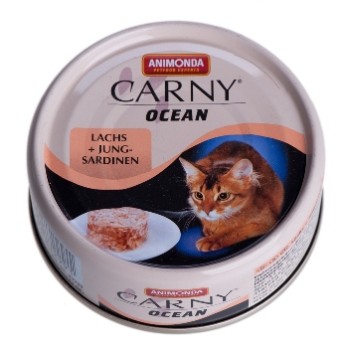 ANIMONDA CARNY CAT OCEAN με Σολομό & Σαρδέλες 80GR