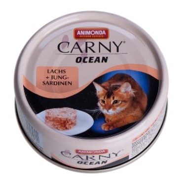 ANIMONDA CARNY CAT OCEAN με Σολομό & Σαρδέλες 80GR