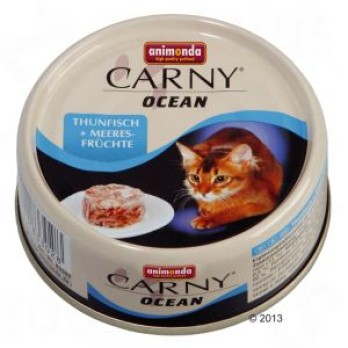 ANIMONDA CARNY OCEAN CAT με Τόνο, Γαρίδες & Καλαμάρι 80GR