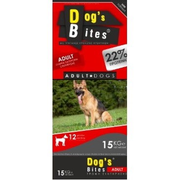 DOG'S BITES ADULT 15KG