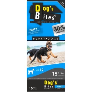 DOG'S BITES PUPPY 15KG