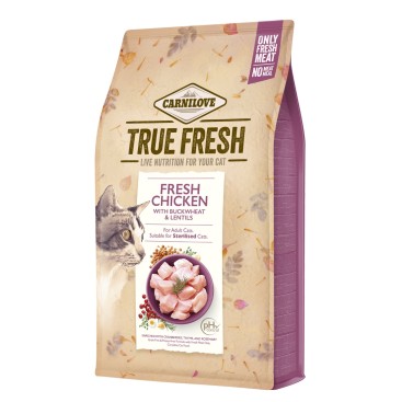 CARNILOVE CAT TRUE FRESH ADULT STERILISED CHICKEN 4,8KG
