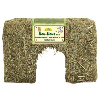JR FARM Σπιτάκι & Συμπληρωματική Τροφή απο Άχυρο SMALL 15x9x10cm/60GR