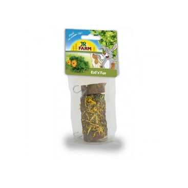 JR FARM ROLL 'N' FUN Φυσικό Ξύλο με Γέμιση Άνθεων & Βοτάνων 120gr