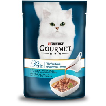 GOURMET PERLE Φιλετάκια ''Θριαμβος της Σάλτσας'' με Τόνο 85GR *προς Κ*