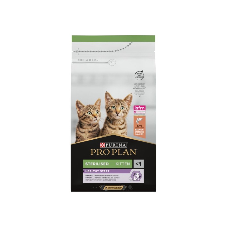 PRO PLAN STERILISED KITTEN ΜΕ ΣΟΛΟΜΟ 1.5KG PRO PLAN
