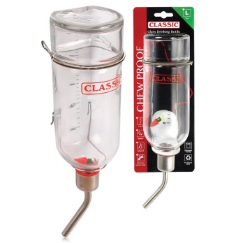 GLASS DRINKING BOTTLE 750ML