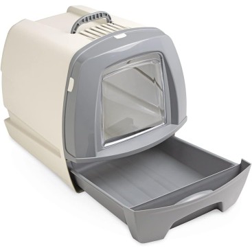 MPS ΤΟΥΑΛΕΤΑ ΓΑΤΑΣ ΚΛΕΙΣΤΗ 80'S TV, με συρταρι αμμου 50x40x42h