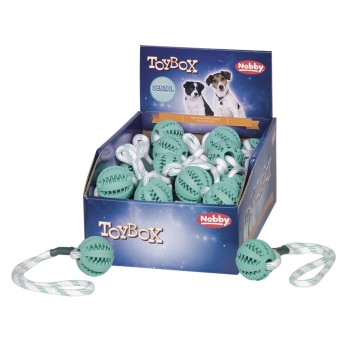 NOBBY RUBBER μπάλα με σχοινί DENTAL
