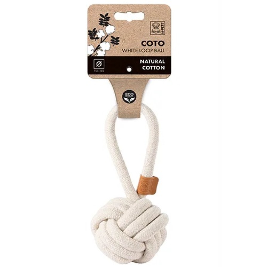 COTO White Loop Ball 8 cm COTO