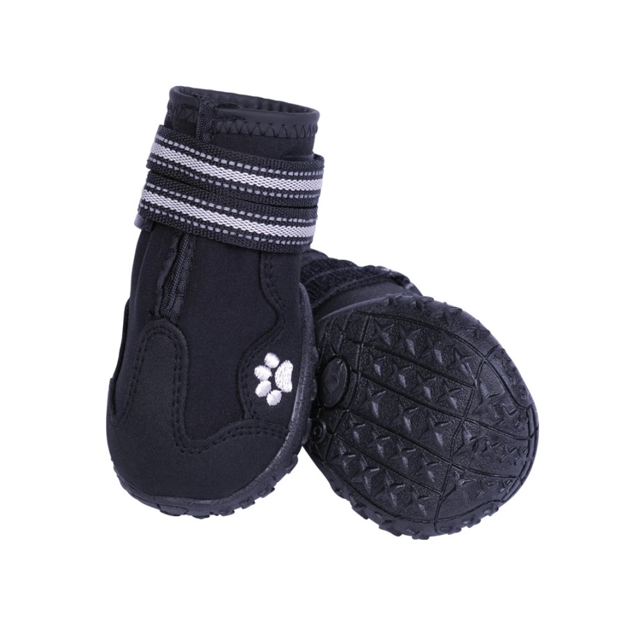 NOBBY-Dog boot-RUNNERS, 2pcs black size: XXL (8) , L: 80 mm; W: 71 mm NOBBY