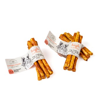 CELEBRATE COLLAGEN SALMON ROLLS 5pcs 12.5cm *προς Κ*