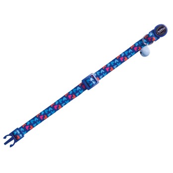 NOBBY Περιλαίμιο Γάτας "Heart Dark Blue"