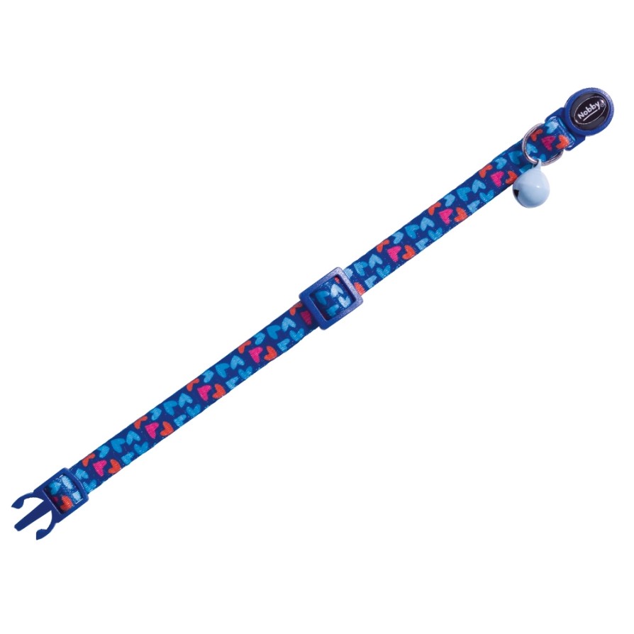 NOBBY-Περιλαίμιο Γάτας "Heart Dark Blue" NOBBY