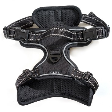 Glee Σαμαράκι Ιμάντα τύπου Saddle No pull Black XL 25mm80‐105cm *προς Κ*