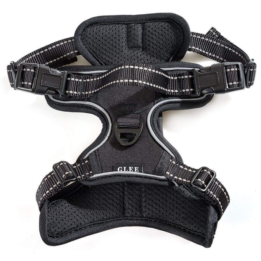Glee Σαμαράκι Ιμάντα τύπου Saddle No pull Black XL 25mm80‐105cm GLEE