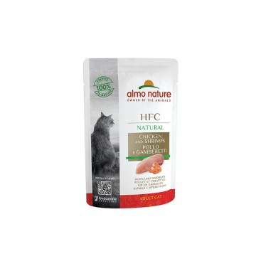 ALMO NATURE Natural με Κοτόπουλο & Γαρίδες 55gr