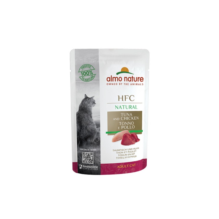 CUL NATURAL-Tuna & Chicken, 55g ΤΟΝΟΣ & ΚΟΤΟΠΟΥΛΟ ALMO NATURE