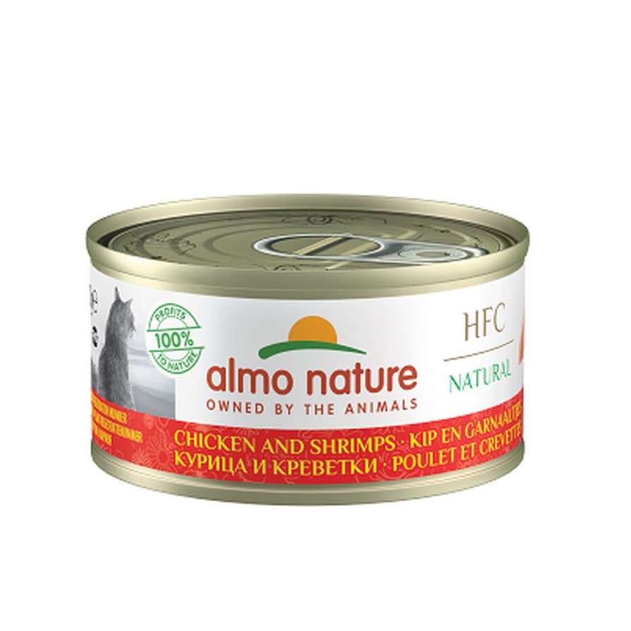 CUL NATURAL-Chicken & Shrimps, 70g ALMO NATURE