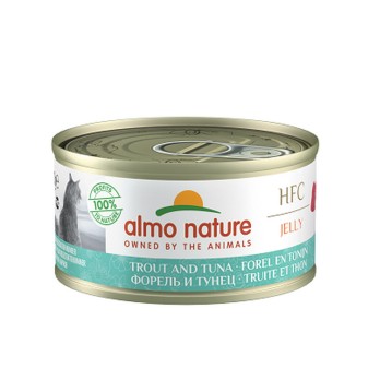 ALMO NATURE σε Ζελέ με Πέστροφα & Τόνο 70gr