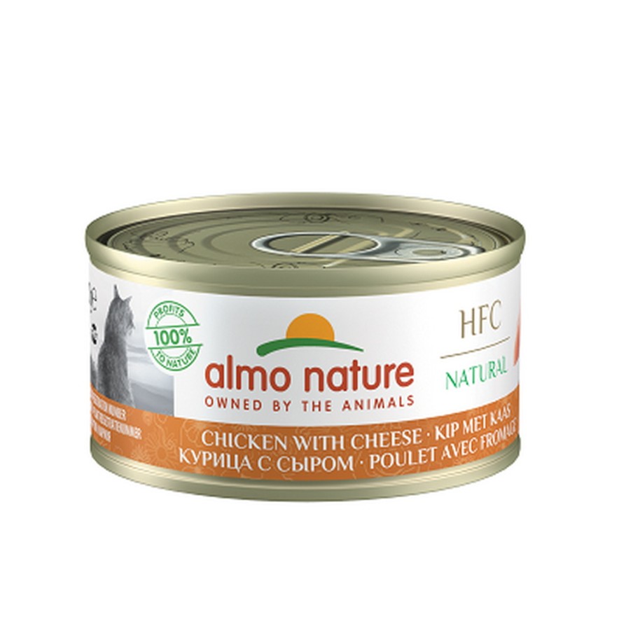 CUL NATURAL-Chicken w Cheese, 70g ΚΟΤΟΠΟΥΛΟ με ΤΥΡΙ ALMO NATURE