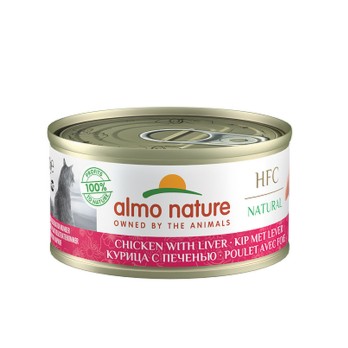 ALMO NATURE Natural με Κοτόπουλο & Συκώτι 70gr